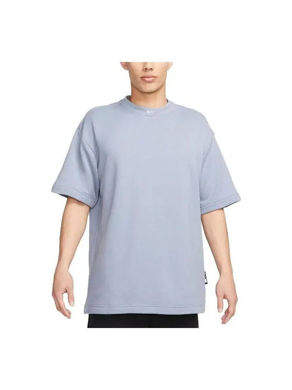 Футболка Nike Sportswear Circa French Terry Short Sleeve Top 'Blue' — изображение 1 из 3, синий