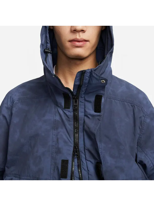 Куртка Nike Sportswear Tech Pack Woven Hooded Jacket 'Blue' — изображение 2 из 4, синий/мульти
