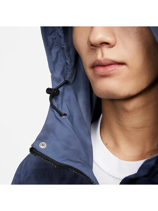 Куртка Nike Sportswear Tech Pack Woven Hooded Jacket 'Blue' — изображение 4 из 4, синий/мульти