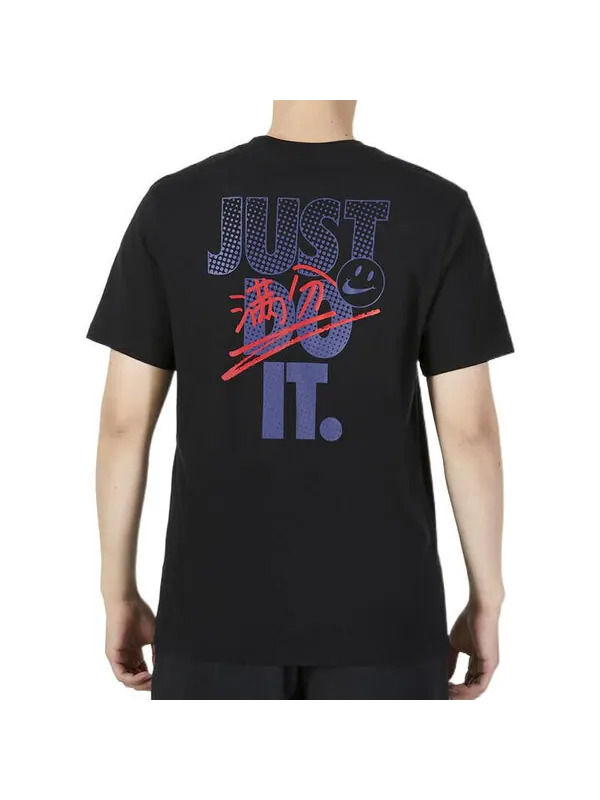 Футболка Men's Nike As Nsw Gaokao Ss Tee Athleisure Casual Sports Alphabet Round Neck Short Sleeve — изображение 4 из 4