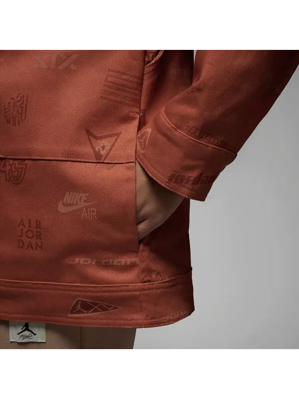 Куртка куртка Flight Heritage Air Jordan — изображение 2 из 4, коричневый