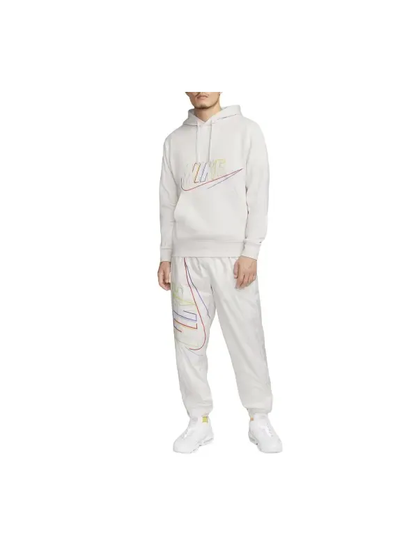 Толстовка Nike AS M NK CLUB+ BB PO HOODIE MCF Logo White — изображение 2 из 3, белый