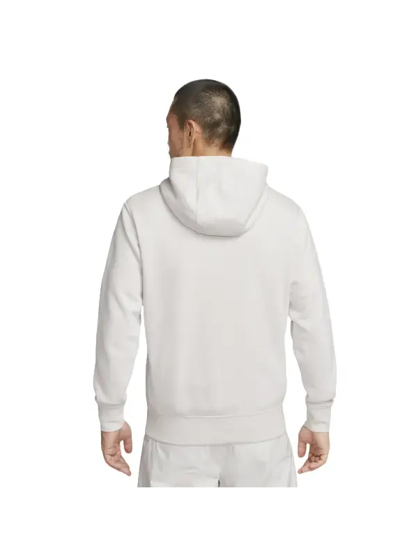 Толстовка Nike AS M NK CLUB+ BB PO HOODIE MCF Logo White — изображение 3 из 3, белый