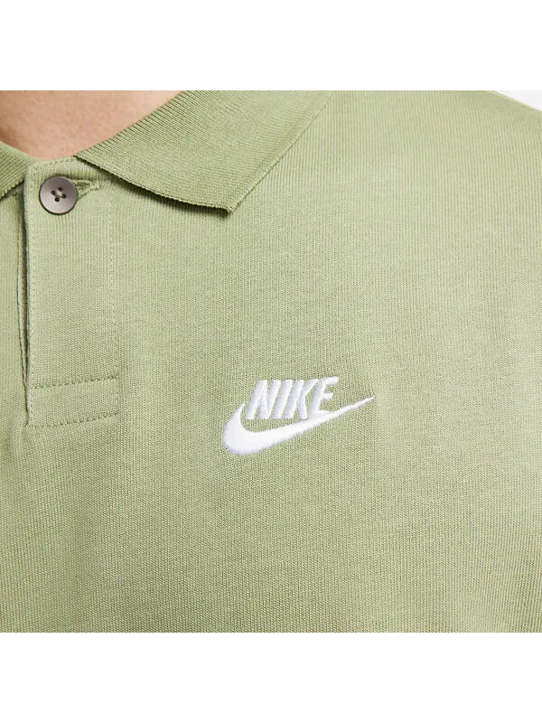 Футболка Nike Club Polo Matchup T-Shirt 'Green' — изображение 2 из 4, зеленый