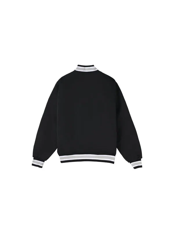 Куртка Nike Sportswear Authentics Dugout Jacket 'Black' — изображение 2 из 4, черный/белый
