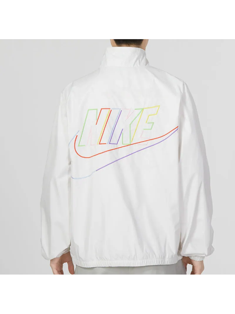Куртка Nike Club+ Full-Zip Woven Jacket — изображение 4 из 5, белый