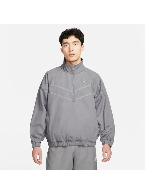 Куртка Nike Windrunner Canvas Jacket 'Smoke Grey' — изображение 2 из 4, серый/серый