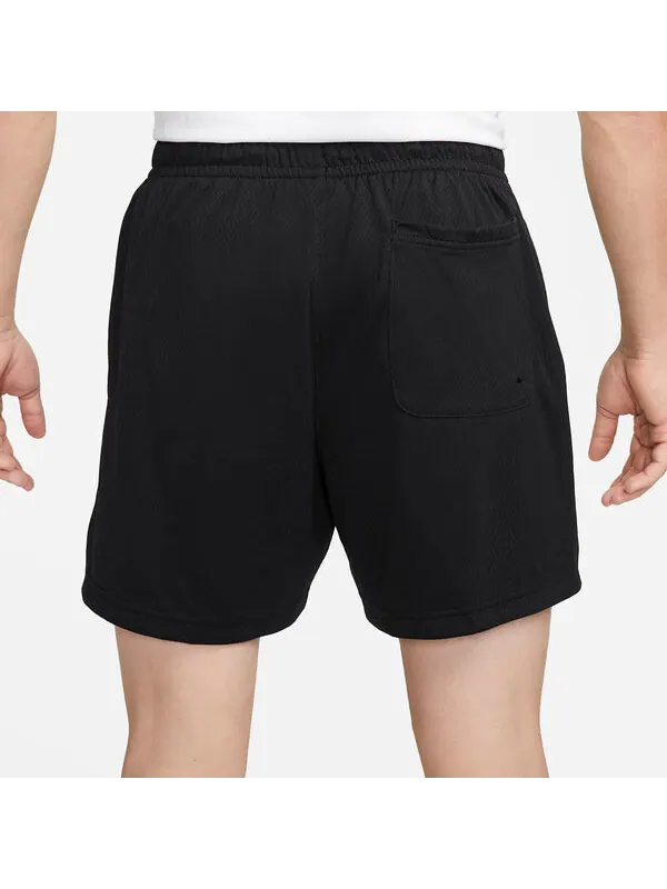 Шорты club men's mesh flow shorts 'black' Nike — изображение 4 из 4, черный