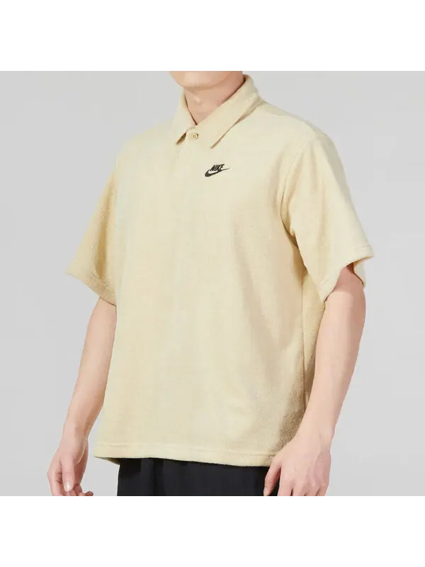 Футболка Nike Golf Polo Shirts 'Yellow' — изображение 3 из 4, желтый