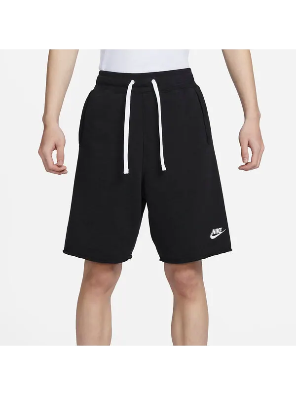 Шорты клубные флисовые шорты выпускников из французского трикотажа Nike — изображение 2 из 4, черный