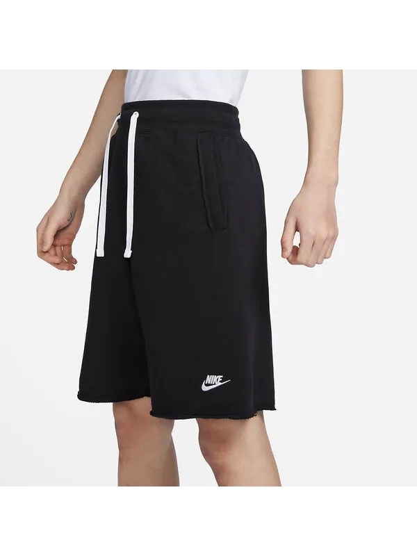 Шорты клубные флисовые шорты выпускников из французского трикотажа Nike — изображение 4 из 4, черный