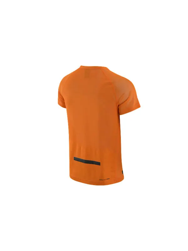 Футболка dri fit adv run division techknit короткий рукав беговой топ Nike — изображение 2 из 2, оранжевый