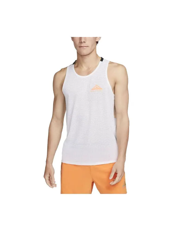 Майка Nike Trail Solar Chase Dri-FIT Running Tank 'White' — изображение 1 из 3, белый/мульти