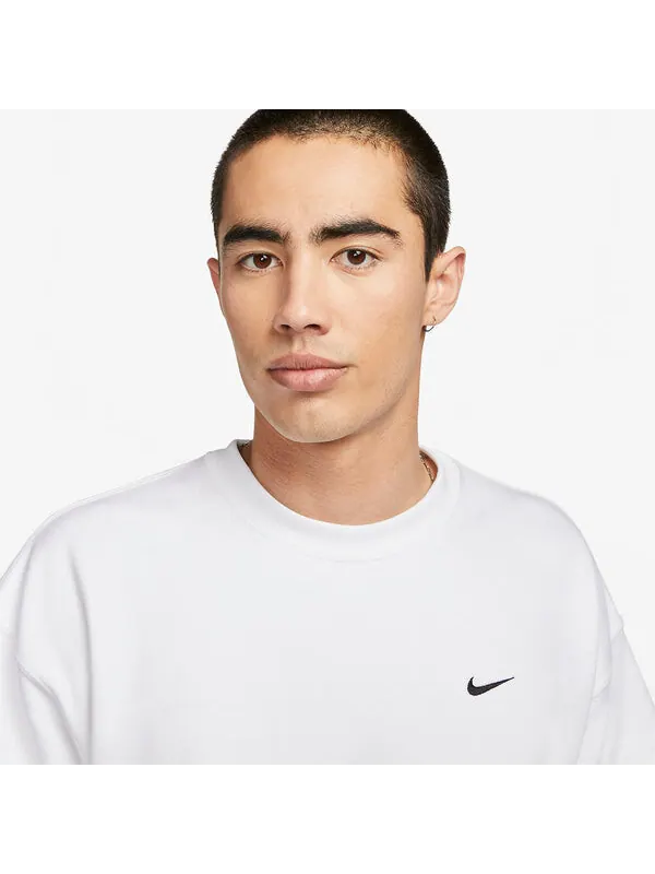 Футболка Nike Solo Swoosh Men's Short Sleeve French Terry Top 'White' — изображение 2 из 4, белый/мульти