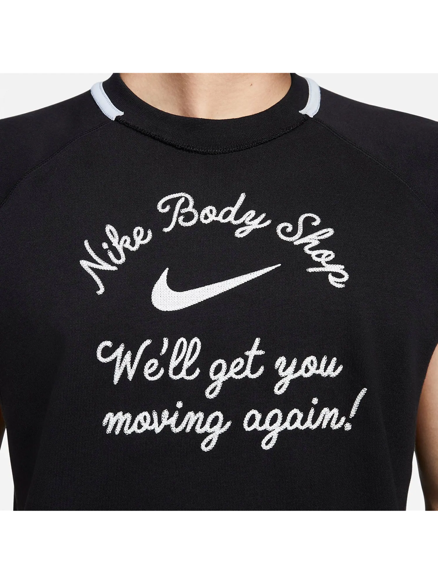 Фитнес-топ без рукавов Nike Dri-FIT из флиса — изображение 2 из 4, черный/мульти