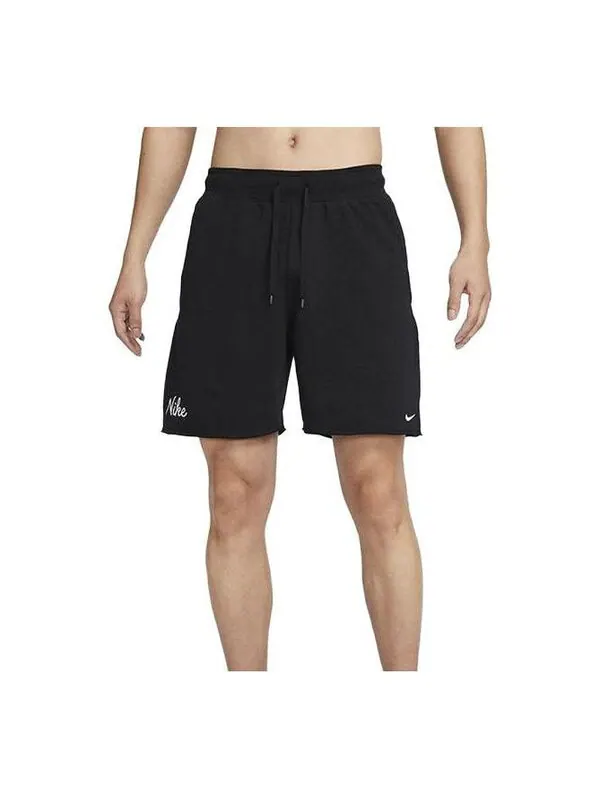 Шорты Nike Dri-FIT Fleece Gym Shorts 'Black' — изображение 1 из 2, черный