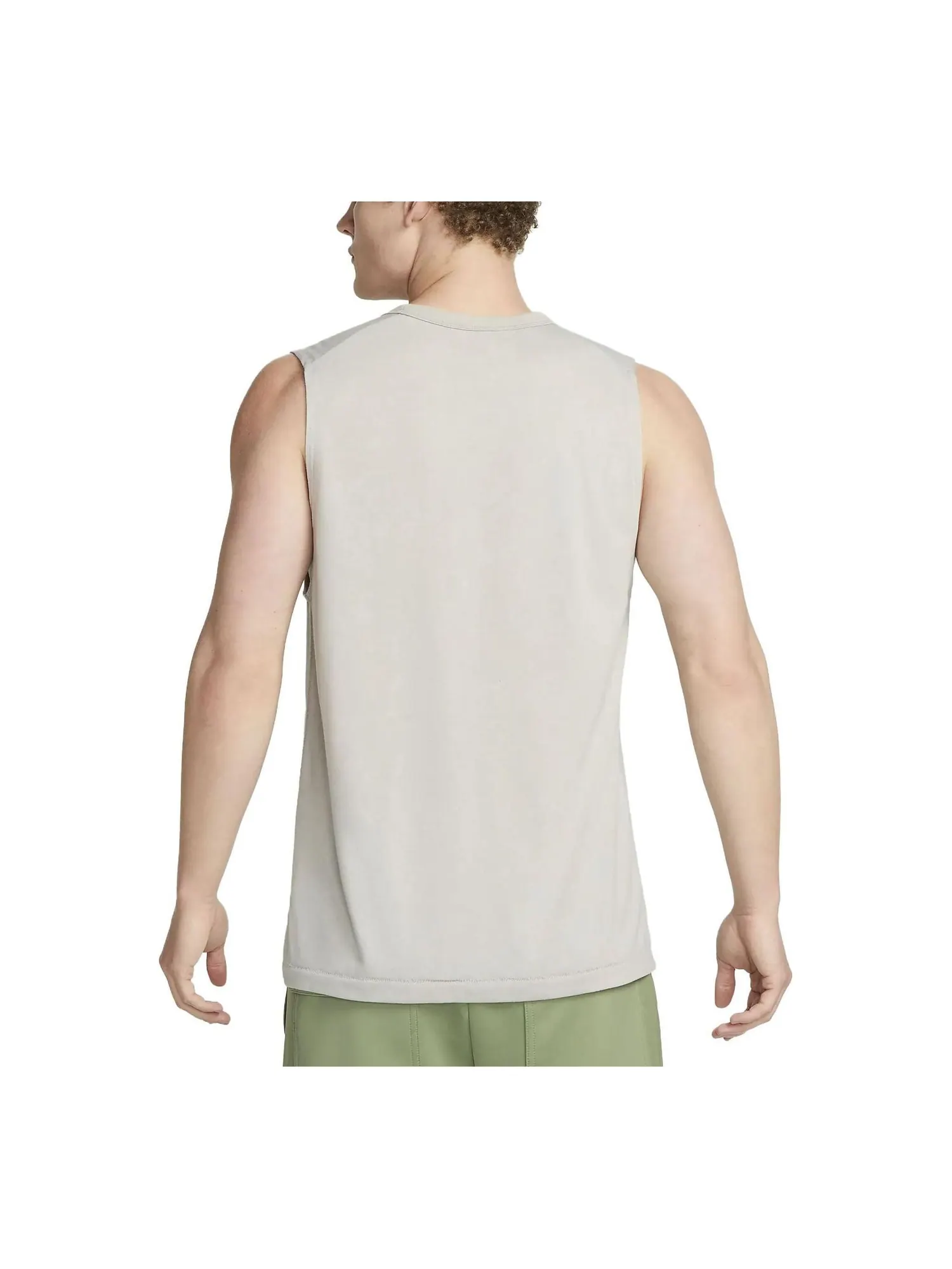 Топ Nike Dri-FIT Tank 'Grey' — изображение 2 из 2, серый