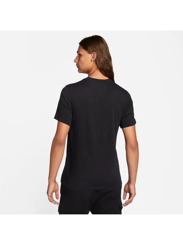 Футболка с надписью hbr swoosh Nike — изображение 2 из 2, черный/белый