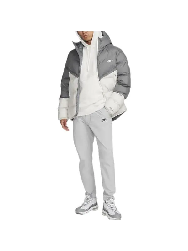 Толстовка Nike NSW Hoodies 'White Logo' — изображение 3 из 4, белый