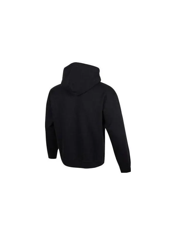 Толстовка Nike Solo Swoosh Fleece Pullover Hoodie 'Black' — изображение 2 из 2, черный/белый