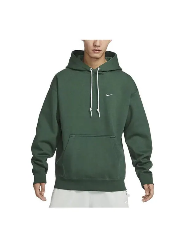 Толстовка с капюшоном solo swoosh Nike — изображение 1 из 4, зеленый