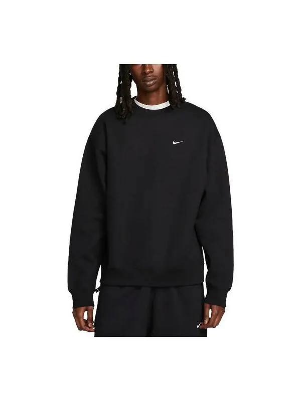 Свитер соло swoosh флис экипаж Nike — изображение 1 из 3, черный
