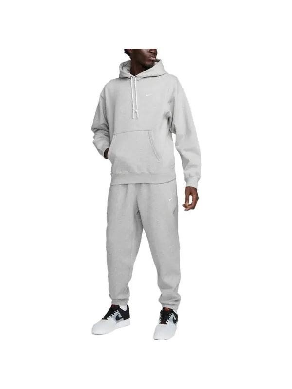 Штаны соло swoosh спортивные штаны Nike — изображение 3 из 3, темный серый/белый