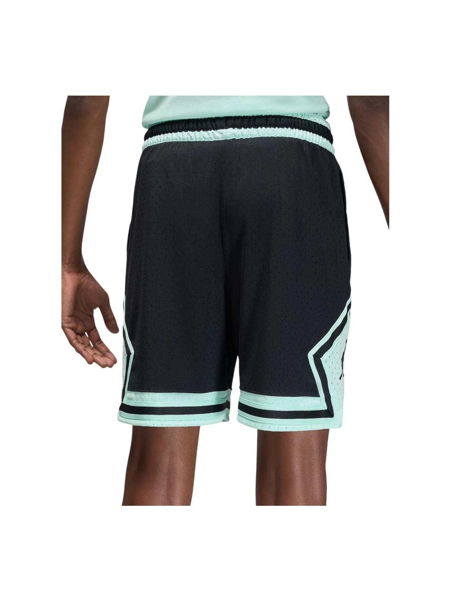 Шорты Air Jordan Dri-FIT Sport Diamond Shorts 'Black Mint Foam' — изображение 2 из 2, черный//черный/черный