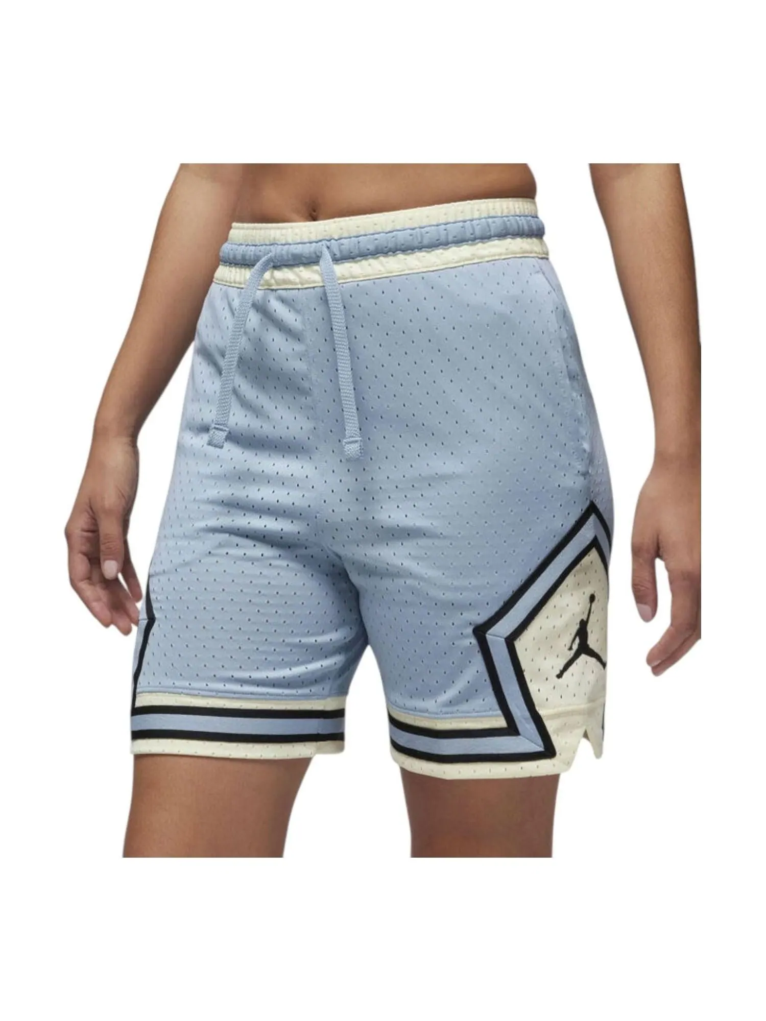 Шорты Air Jordan Dri-FIT Sport Diamond Shorts 'Blue Grey Coconut Milk' — изображение 1 из 2, синий серый//черный