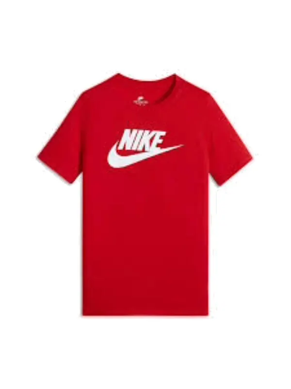 Футболка с логотипом, спортивная футболка Nike — изображение 1 из 3, красный/белый