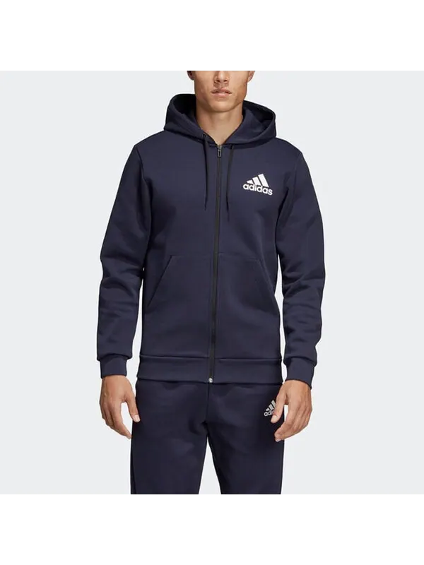 Куртка adidas Sports Knit Jacket Blue — изображение 3 из 4, синий