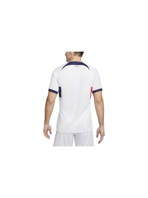 Футболка dri fit paris saint germain 23 24 стадион выездная футбольная майка Nike — изображение 2 из 3, белый/мульти