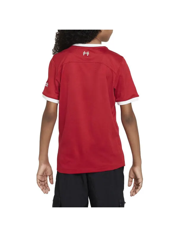 Спортивная футболка dri-fit liverpool fc 2023/24 stadium home soccer jersey 'red' Nike — изображение 3 из 3, красный/белый