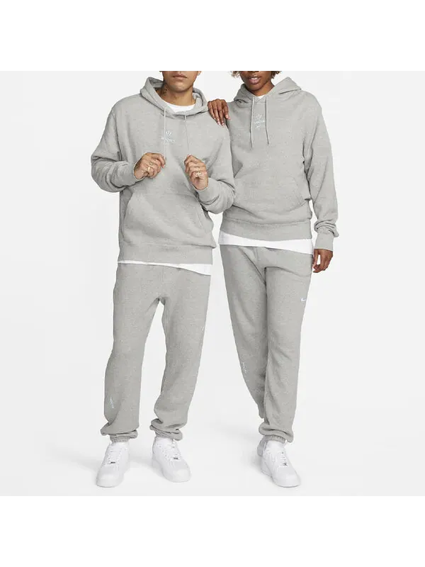 Толстовка Nike x Nocta Fleece Basketball Hoodie 'Grey' — изображение 2 из 3, серый