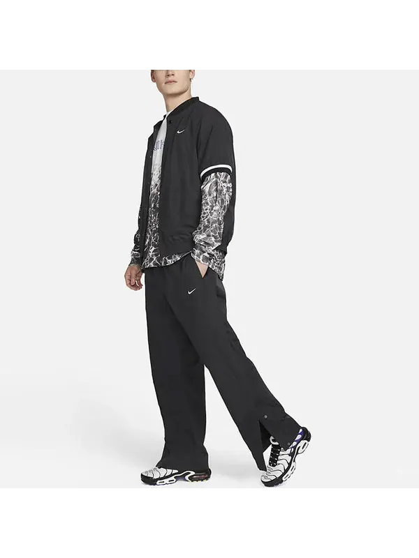 Брюки authentics tear-away pants 'black' Nike — изображение 3 из 4, черный