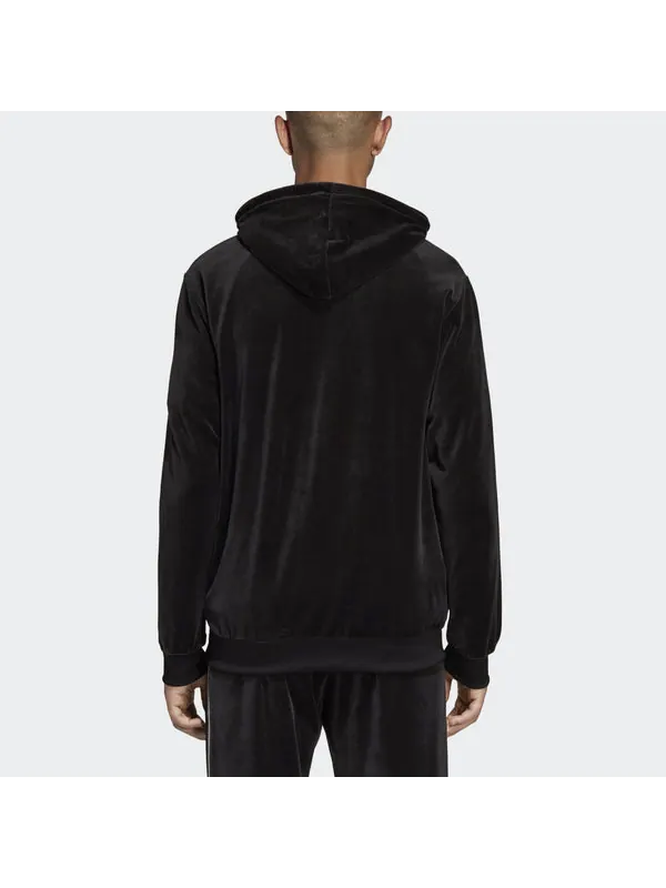 Толстовка originals cozy halfzip track sweaters black Adidas — изображение 3 из 4, черный
