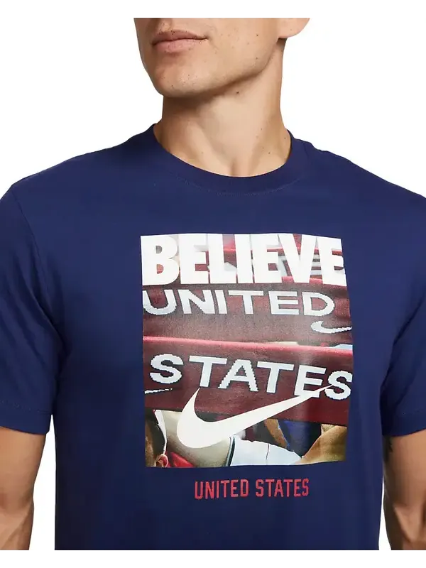 Футболка с логотипом Loyal Blue Nike — изображение 2 из 3, синий