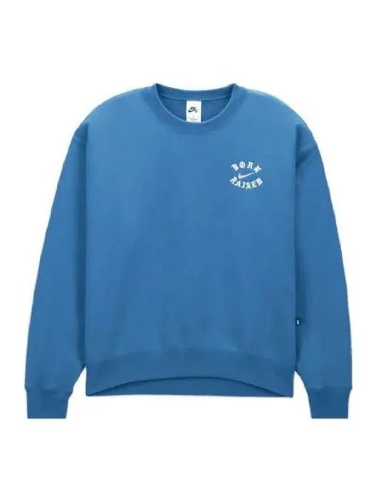 Толстовка Nike SB x BORNXRAISED Crewneck Sweatshirt 'Blue' — изображение 1 из 4, синий