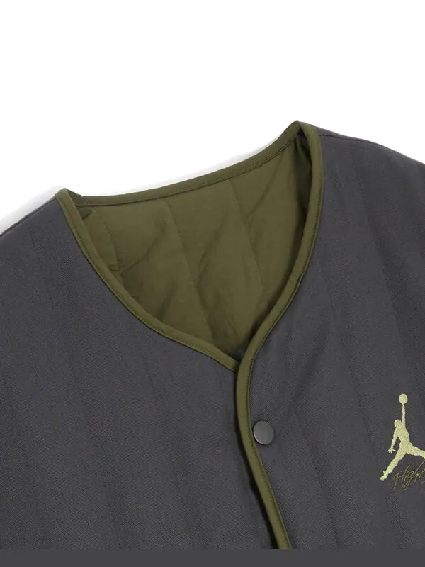 Куртка Air Jordan Flight Heritage Reversible Jacket 'Green' — изображение 3 из 4, зеленый