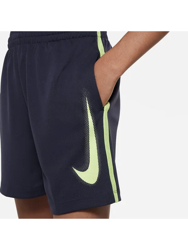 Шорты (PS) Nike Dri-FIT Graphic Training Shorts 'Blue' — изображение 2 из 3, синий