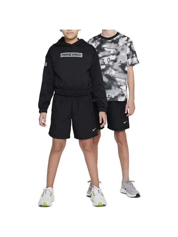 Шорты Nike Multi Dri-FIT Training Shorts 'Black White' — изображение 2 из 2, черный/белый