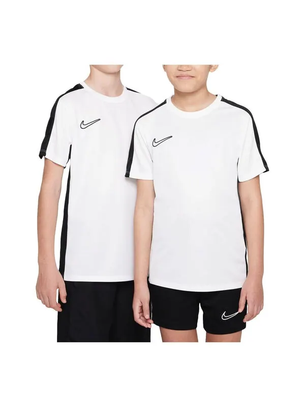 Футболка dri fit academy23 футболка Nike — изображение 1 из 2, белый/черный/белый
