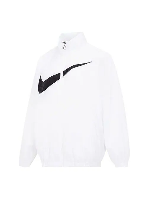 Куртка спортивная Nike Essential Woven — изображение 1 из 4, белый/черный