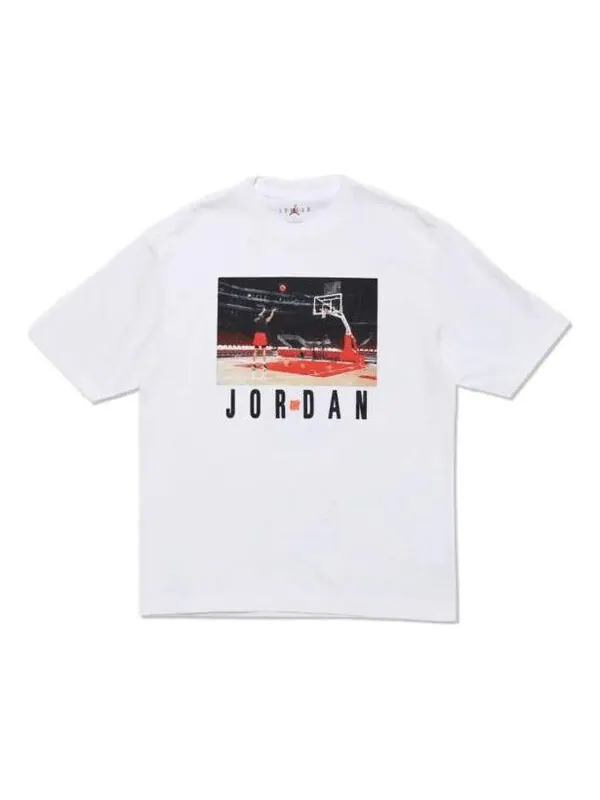 Футболка Air Jordan Free Throw Tee x UNDEFEATED — изображение 1 из 1, белый