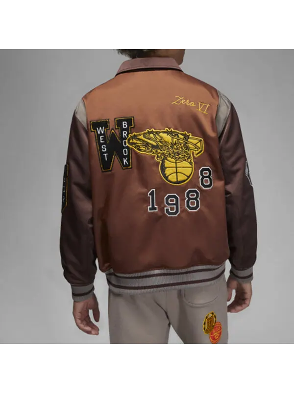 Куртка Nike Long Sleeves Jacket x HTG 'Brown' — изображение 2 из 2, коричневый