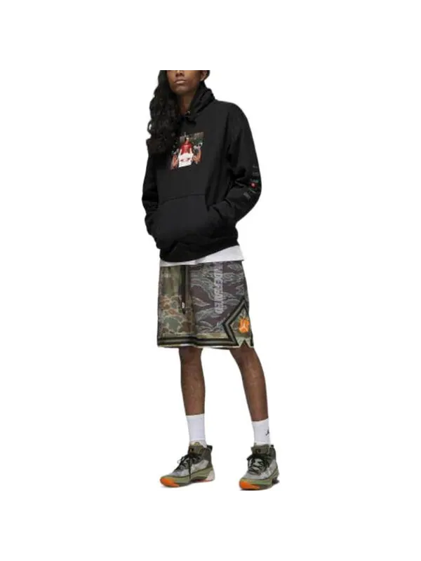 Толстовка с капюшоном x непобежденный Air Jordan — изображение 3 из 3, белый/черный/серый