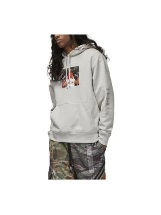 Худи Air Jordan x Undefeated Hoodie Asia Sizing 'Grey' — изображение 1 из 3, серый