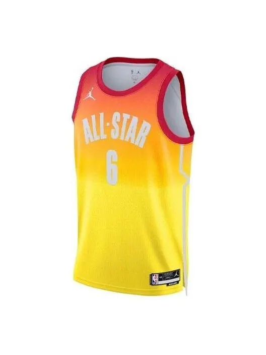 Майка Air Jordan NBA Nike Team 2 All-Star 2023 'LeBron James 6' — изображение 1 из 1, оранжевый