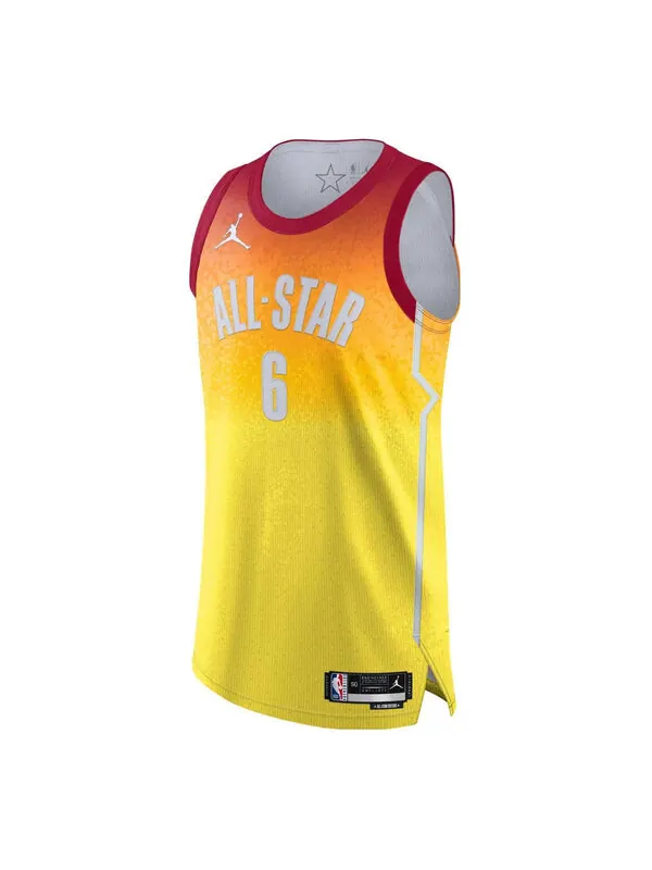 Майка Air Jordan x Nba Dri-FIT 2023 All-Star Edition Swingman Jersey 'LeBron James 6' — изображение 1 из 1, желтый/мульти