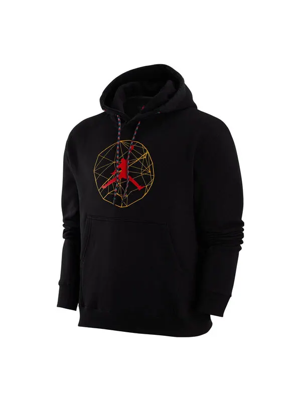 Толстовка Air Jordan Essentials Logo Hoodies 'Black' — изображение 1 из 4, черный
